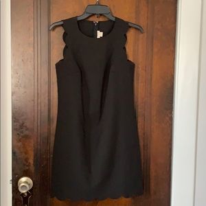 J. Crew Factory scalloped dress.